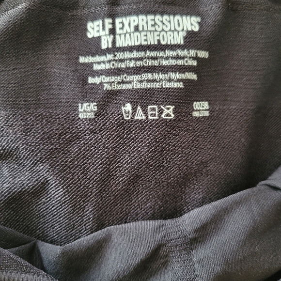 Self Expressions by Maidenform Black Seamless Cami Tank Top Womans Size Large - Picture 2 of 3